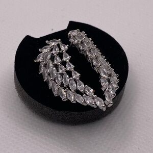 Rhinestone Adjustable Angel Wings Ring